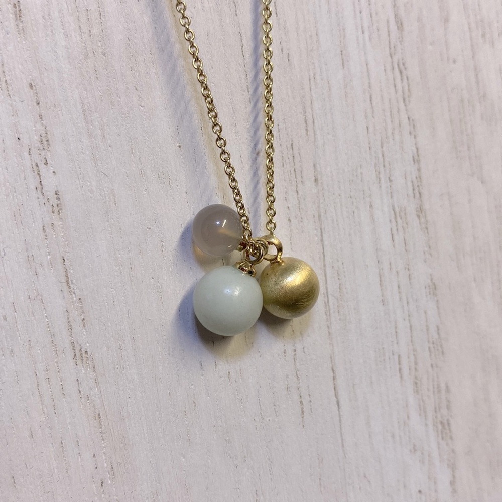 Pilgrim Triple Ball Necklace